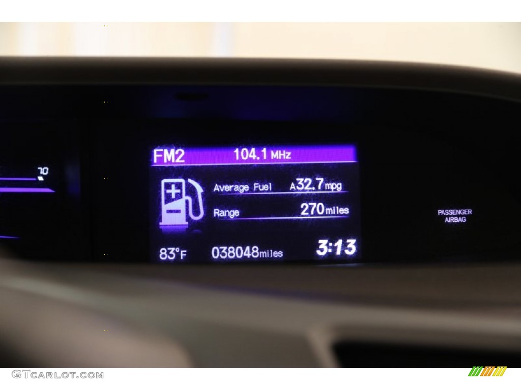 2012 Civic EX-L Sedan - Cool Mist Metallic / Gray photo #8