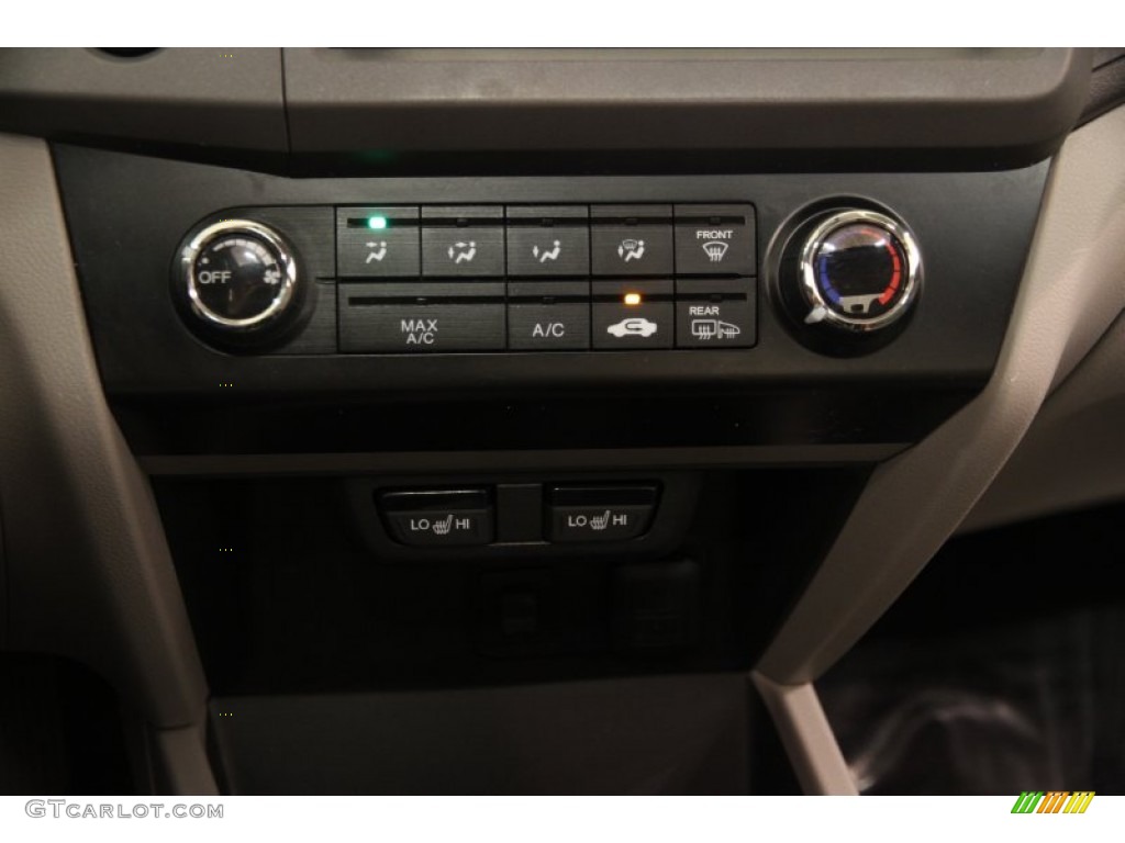 2012 Civic EX-L Sedan - Cool Mist Metallic / Gray photo #14