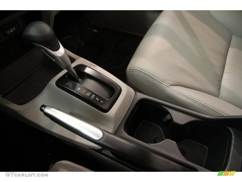 2012 Civic EX-L Sedan - Cool Mist Metallic / Gray photo #15