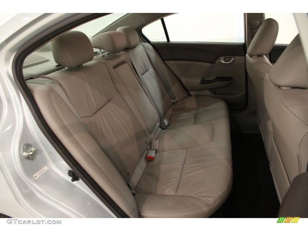 2012 Civic EX-L Sedan - Cool Mist Metallic / Gray photo #17