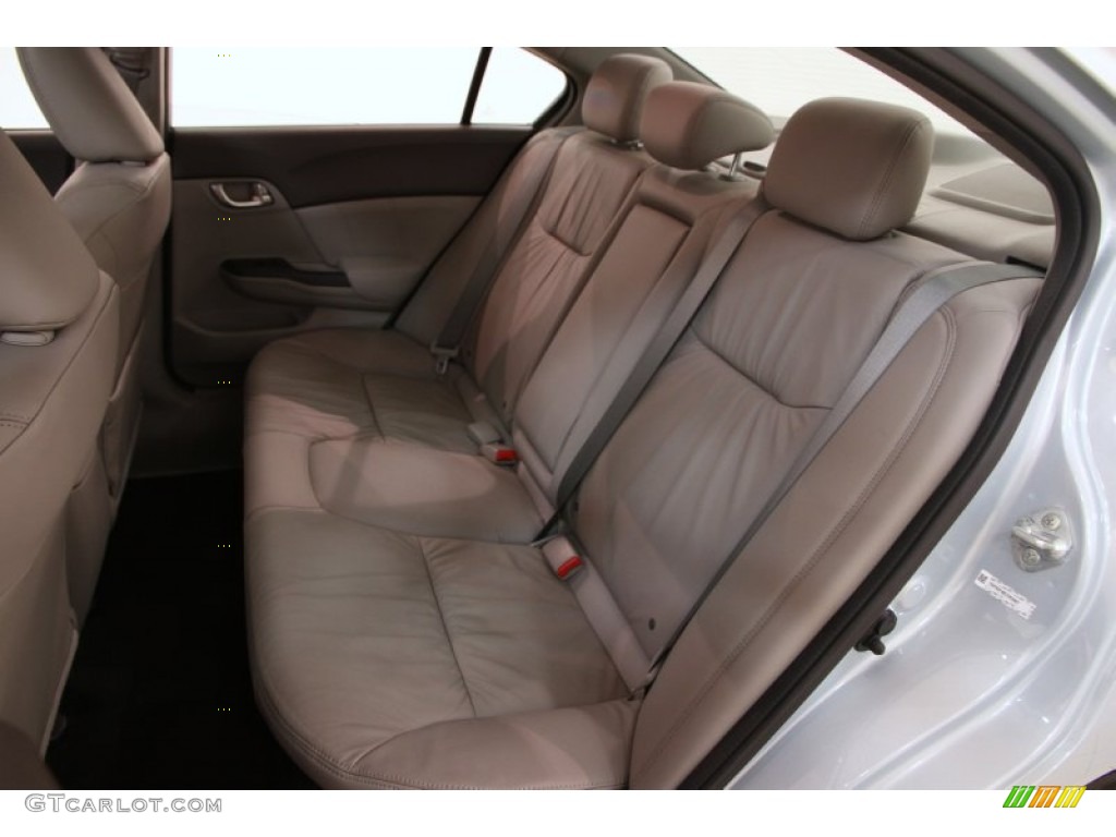 2012 Civic EX-L Sedan - Cool Mist Metallic / Gray photo #18