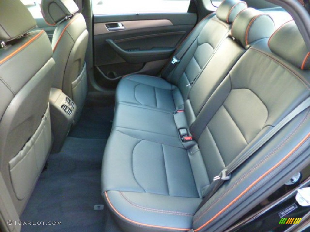 2015 Hyundai Sonata Sport 2.0T Rear Seat Photos
