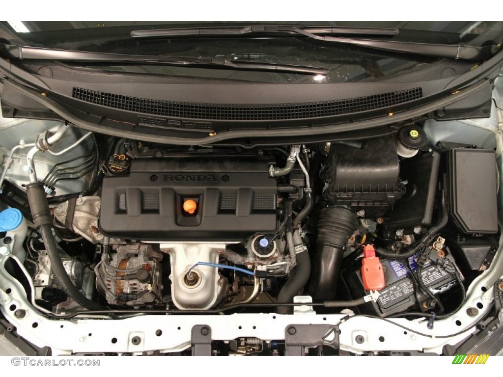 2012 Civic EX-L Sedan - Cool Mist Metallic / Gray photo #20