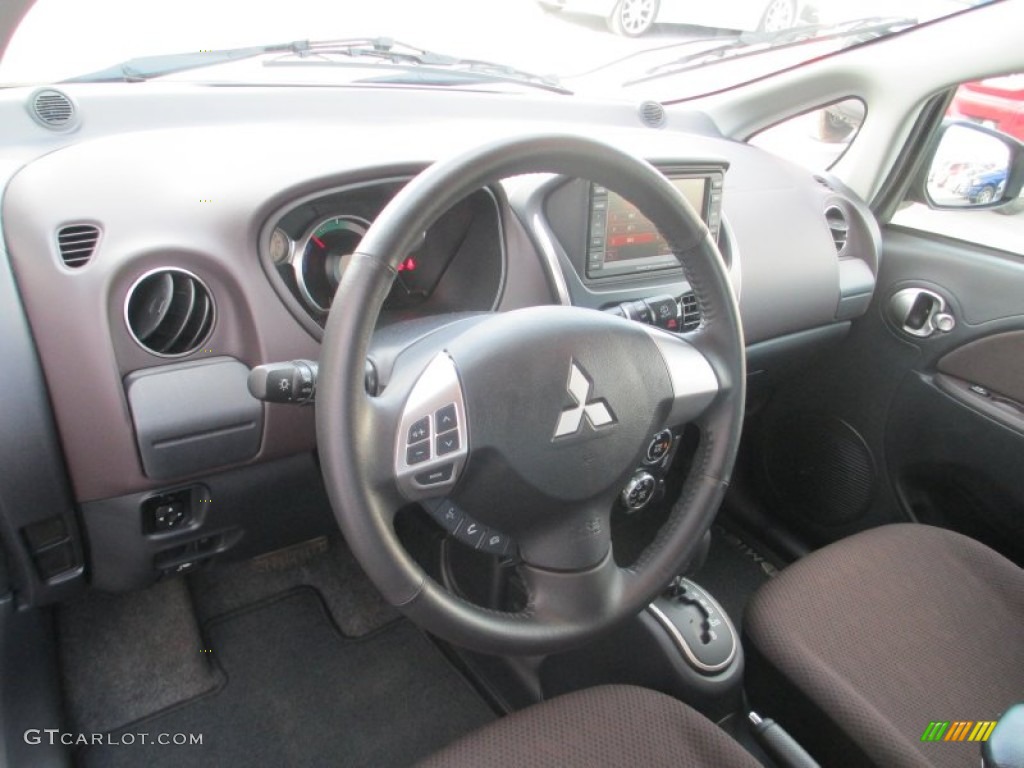 Premium Brown Interior 2012 Mitsubishi i-MiEV SE Photo #97182602