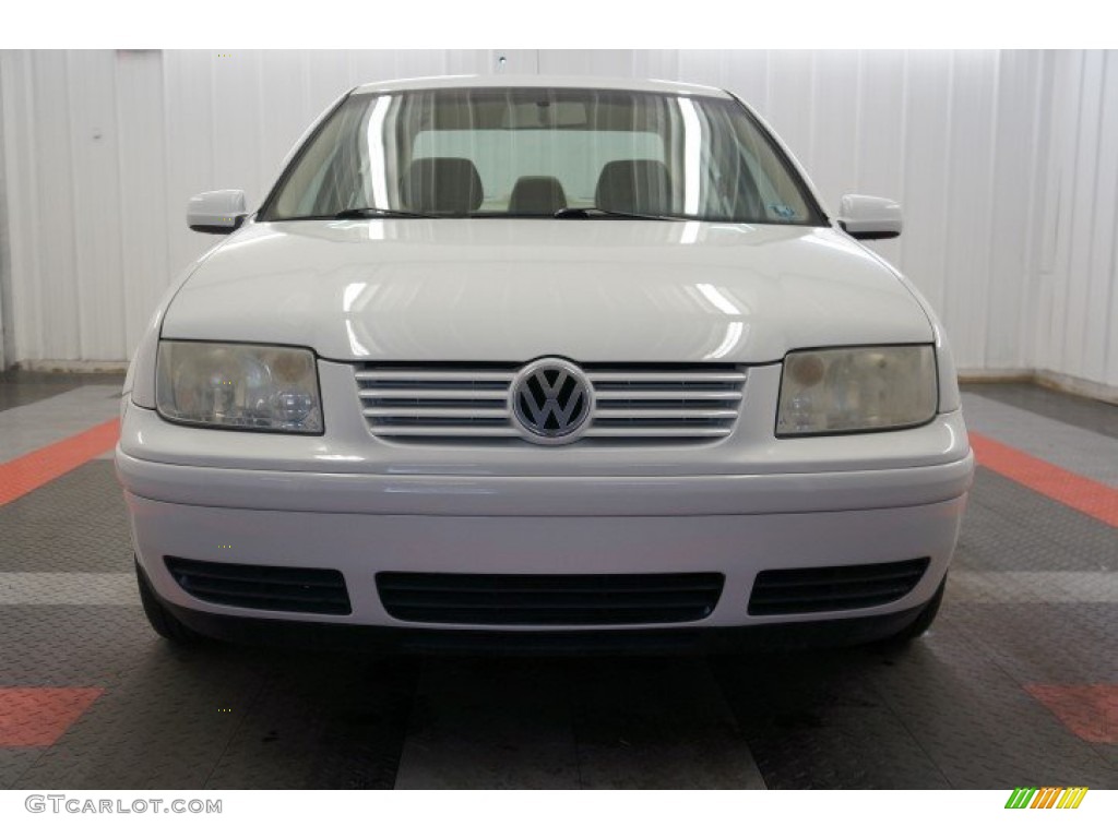 2002 Jetta GLS TDI Sedan - Cool White / Beige photo #3