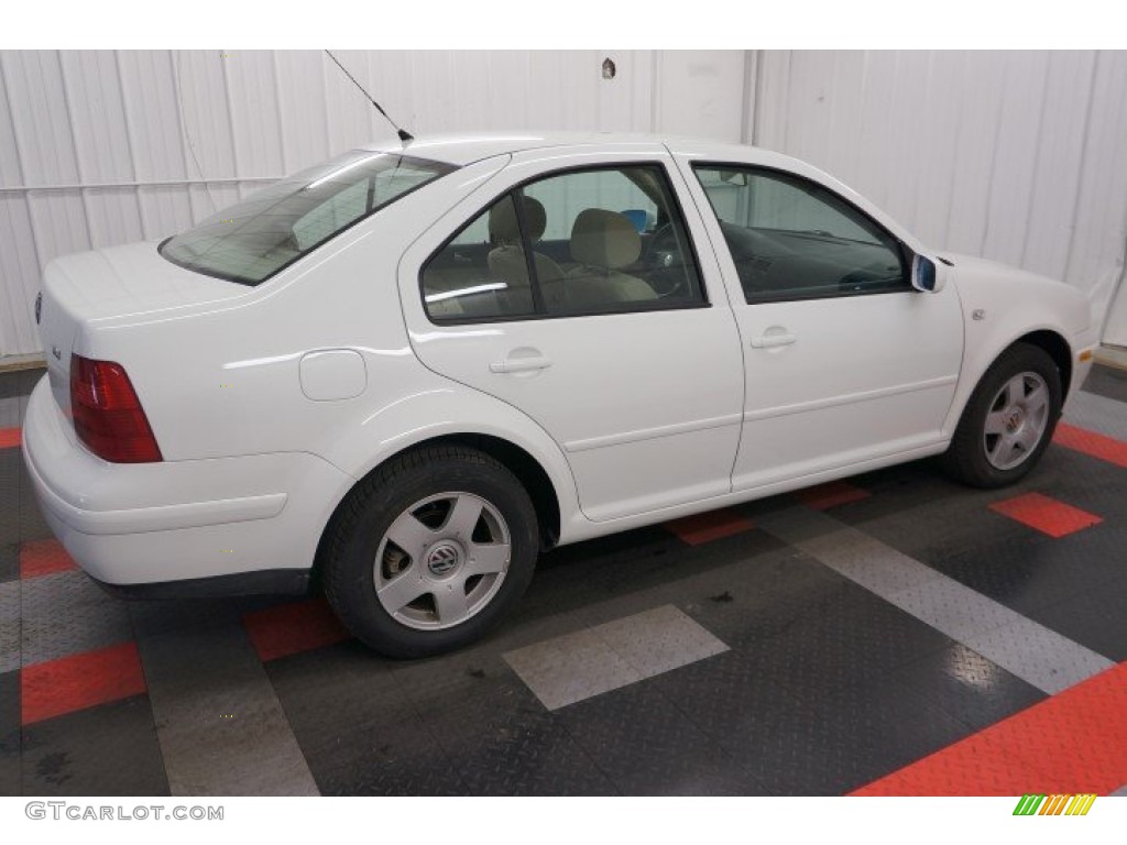 2002 Jetta GLS TDI Sedan - Cool White / Beige photo #6