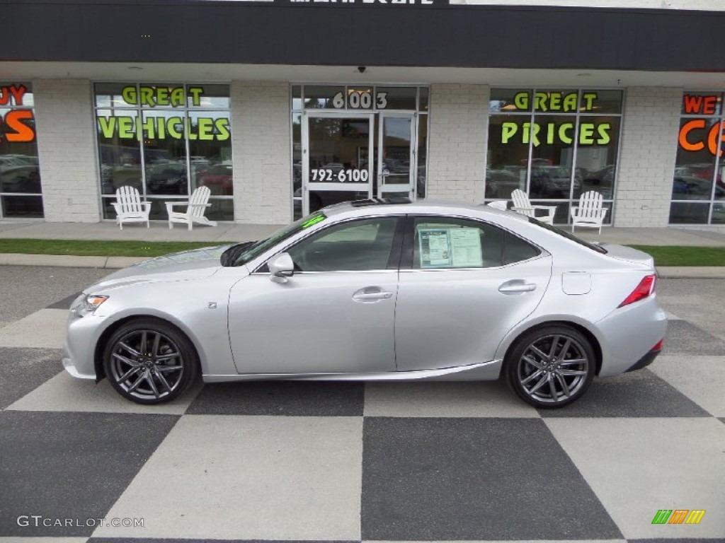 Silver Lining Metallic Lexus IS