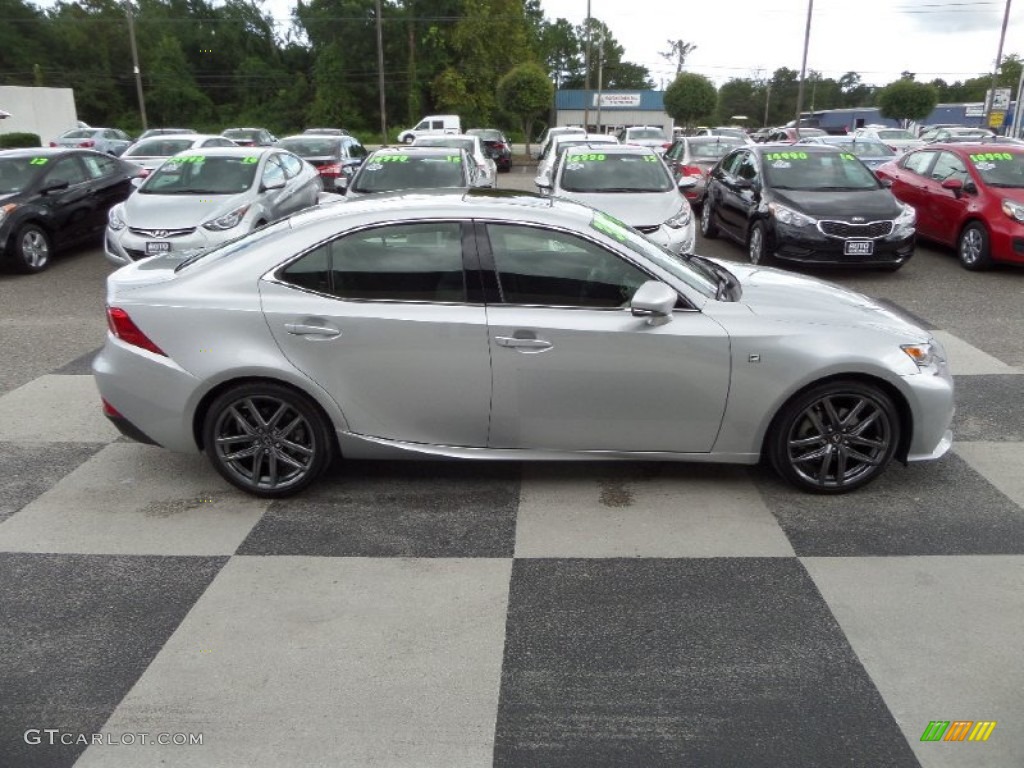 2014 IS 250 F Sport - Silver Lining Metallic / Black photo #3