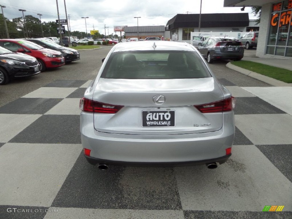 2014 IS 250 F Sport - Silver Lining Metallic / Black photo #4