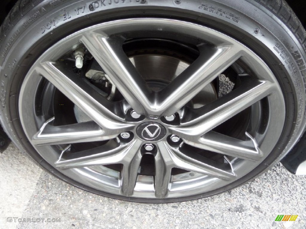 2014 IS 250 F Sport - Silver Lining Metallic / Black photo #7