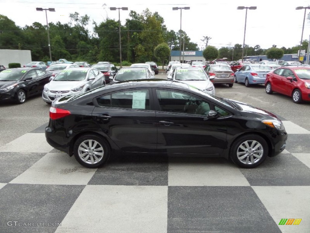 Aurora Black 2014 Kia Forte LX Exterior Photo #97184798