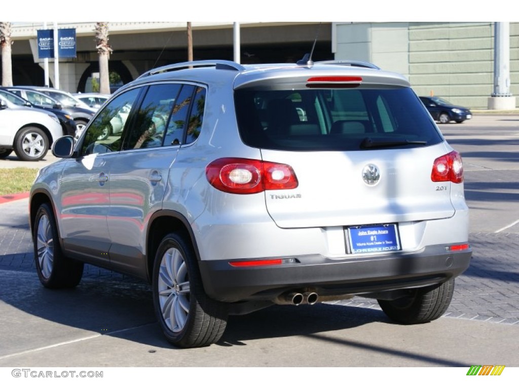 2011 Tiguan SEL - Reflex Silver Metallic / Charcoal photo #6