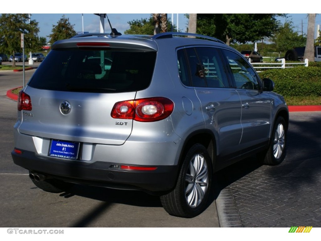 2011 Tiguan SEL - Reflex Silver Metallic / Charcoal photo #7