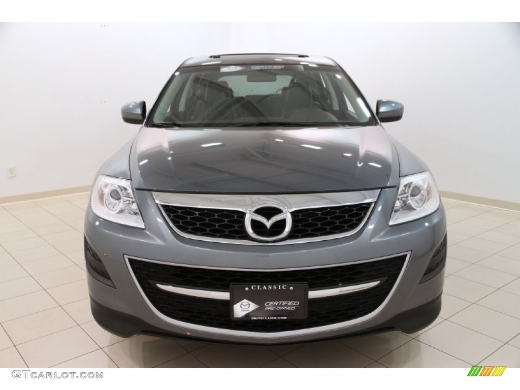 2011 CX-9 Touring AWD - Dolphin Gray Mica / Black photo #2
