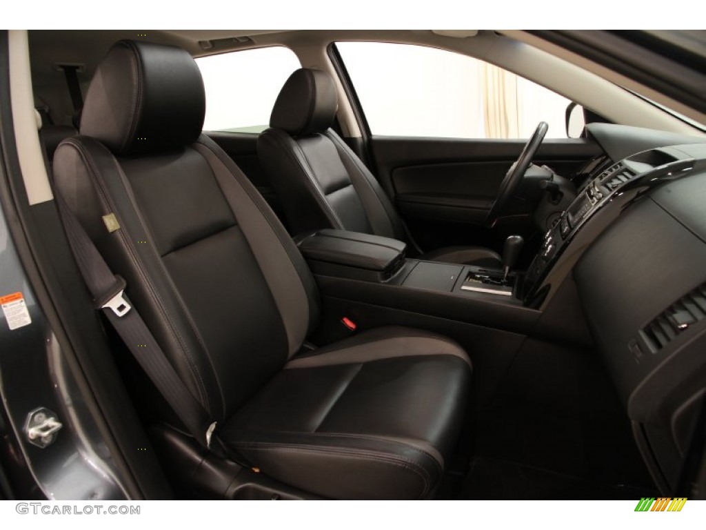 2011 CX-9 Touring AWD - Dolphin Gray Mica / Black photo #12