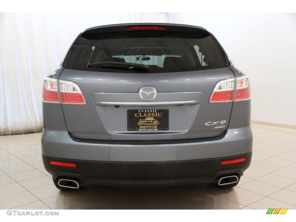 2011 CX-9 Touring AWD - Dolphin Gray Mica / Black photo #16