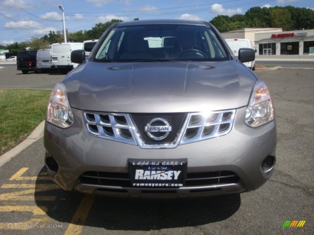 2011 Rogue S AWD - Platinum Graphite / Gray photo #2