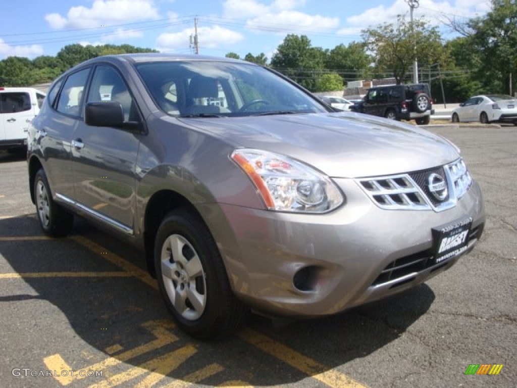 2011 Rogue S AWD - Platinum Graphite / Gray photo #3