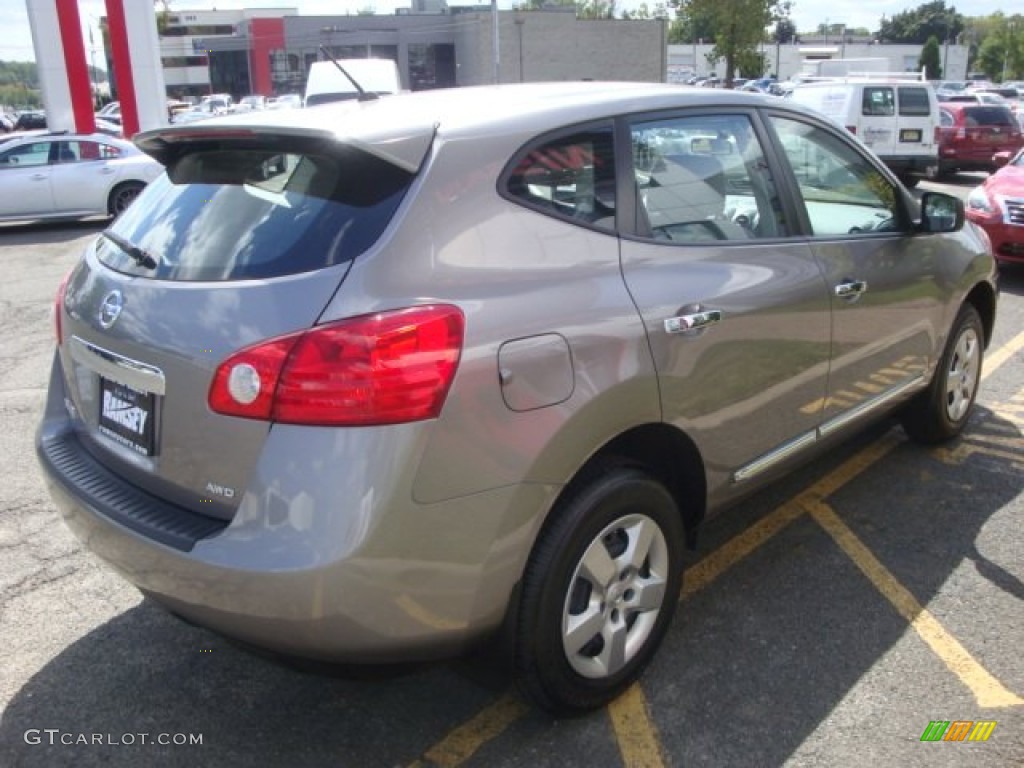 2011 Rogue S AWD - Platinum Graphite / Gray photo #5
