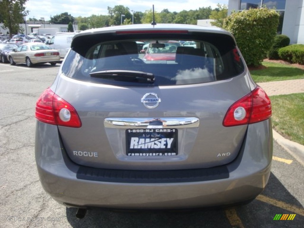 2011 Rogue S AWD - Platinum Graphite / Gray photo #6