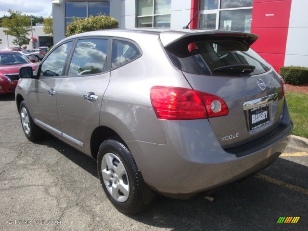 2011 Rogue S AWD - Platinum Graphite / Gray photo #7