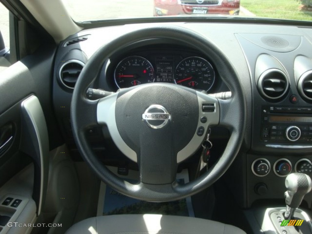 2011 Rogue S AWD - Platinum Graphite / Gray photo #19