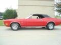 1972 Bright Red Ford Mustang Convertible  photo #2