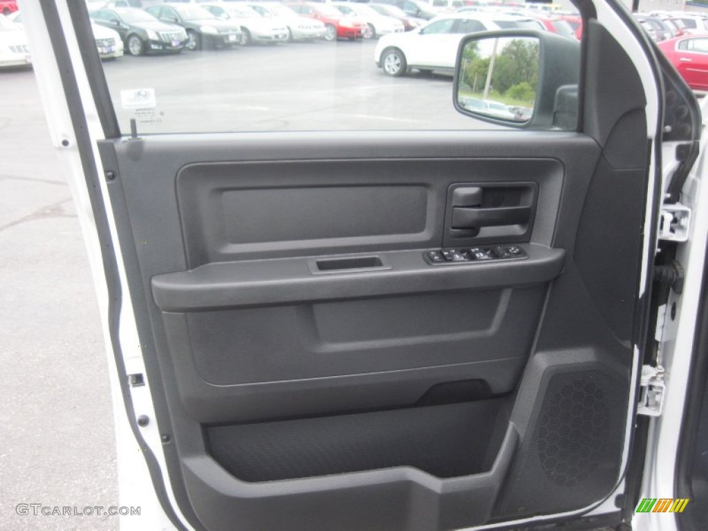 2012 Ram 1500 ST Crew Cab 4x4 - Bright White / Dark Slate Gray/Medium Graystone photo #10