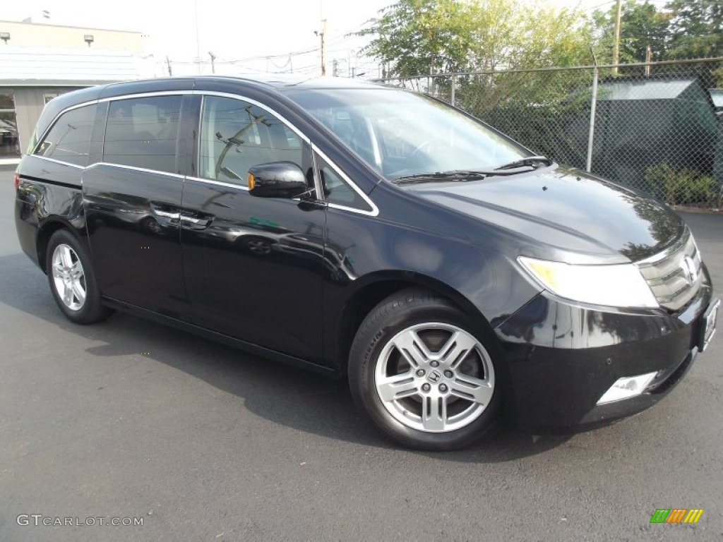 2011 Odyssey Touring Elite - Crystal Black Pearl / Gray photo #2