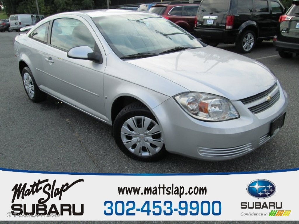 2009 Cobalt LT Coupe - Silver Ice Metallic / Gray photo #1