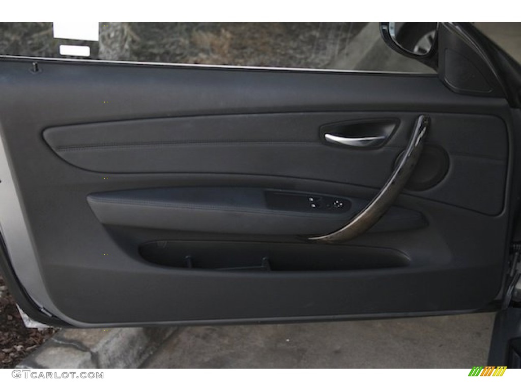 2011 1 Series 128i Coupe - Space Gray Metallic / Black photo #22