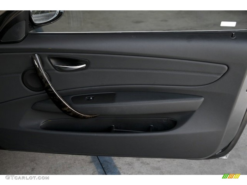 2011 1 Series 128i Coupe - Space Gray Metallic / Black photo #23