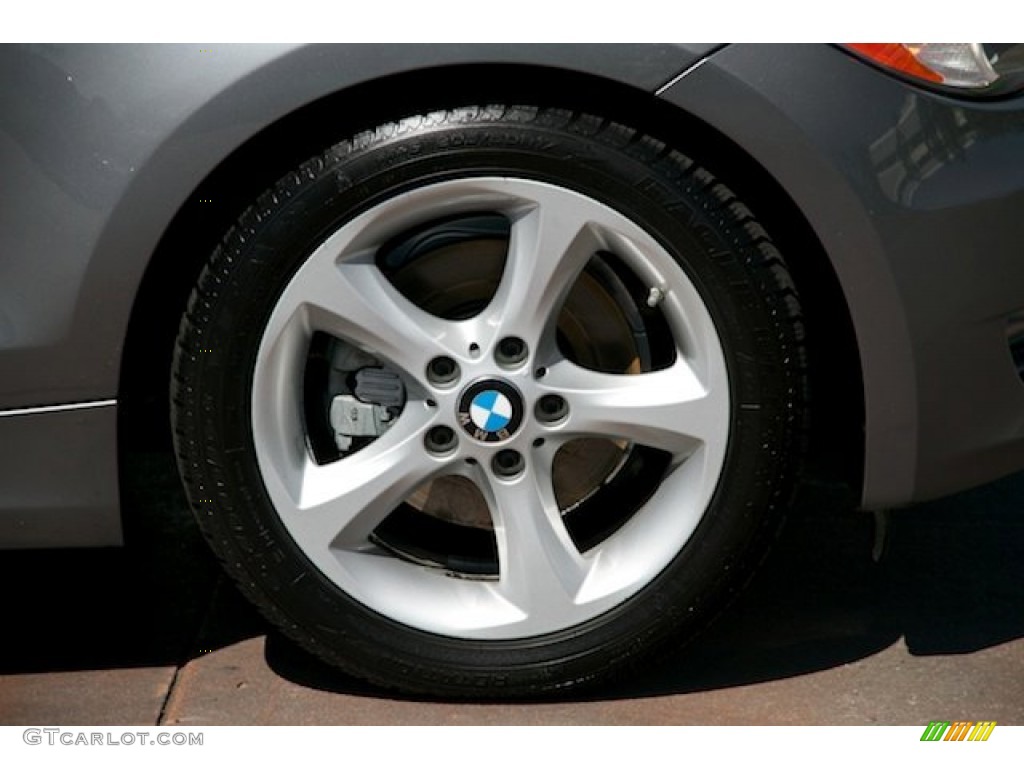 2011 1 Series 128i Coupe - Space Gray Metallic / Black photo #25