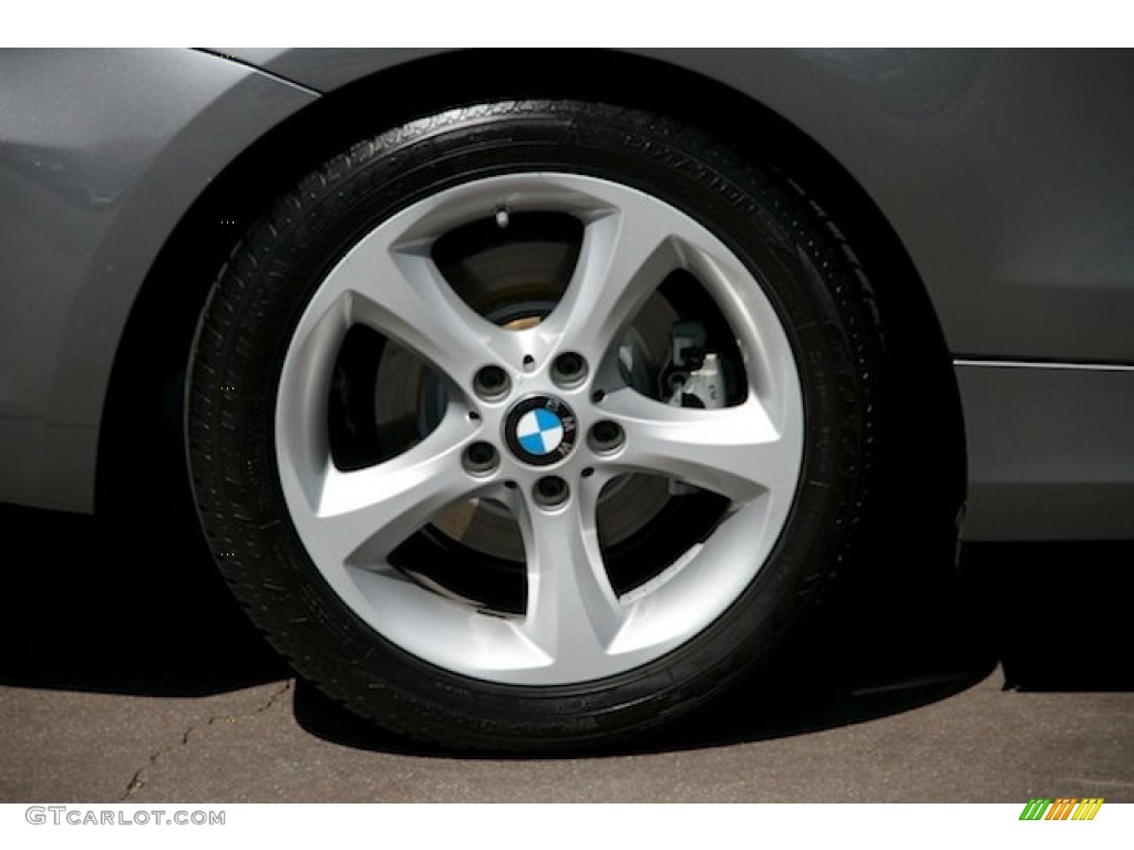 2011 1 Series 128i Coupe - Space Gray Metallic / Black photo #26