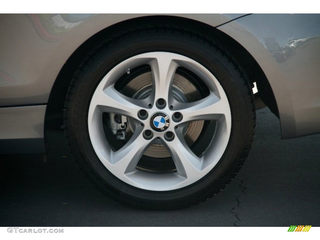 2011 1 Series 128i Coupe - Space Gray Metallic / Black photo #28
