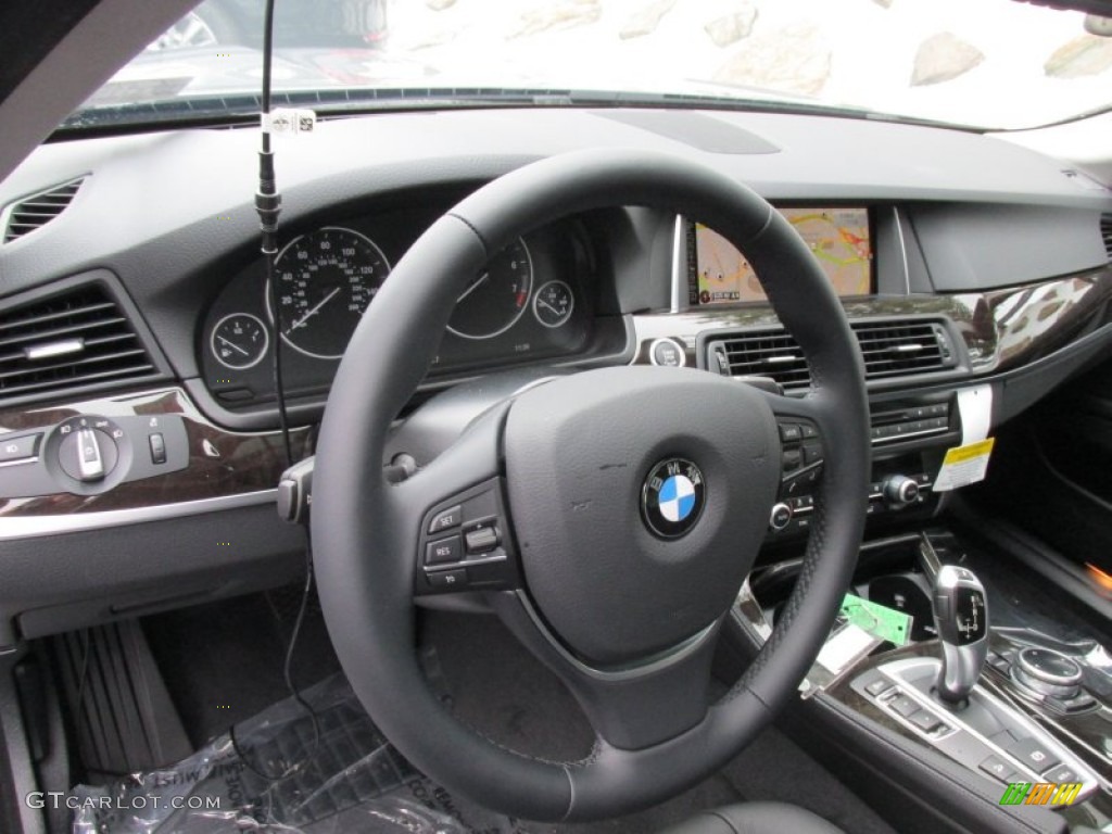 2015 5 Series 535i xDrive Sedan - Space Gray Metallic / Black photo #14