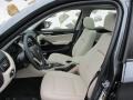2015 BMW X1 Oyster/Orange-Black Piping Interior Front Seat Photo