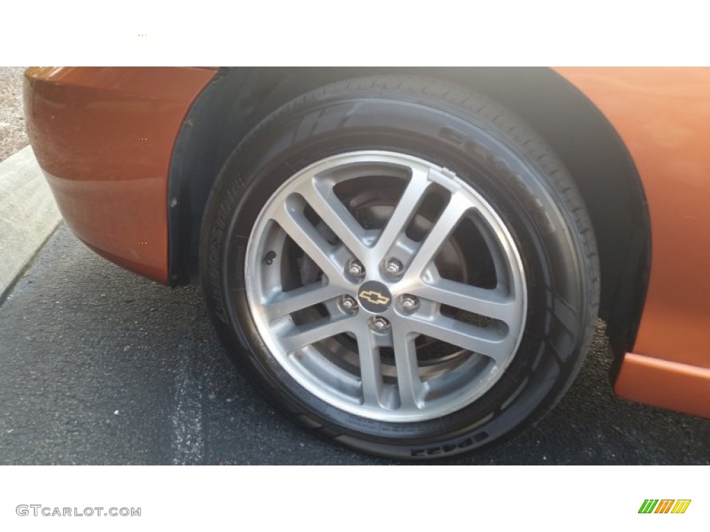 2005 Cavalier LS Sport Coupe - Sunburst Orange Metallic / Graphite Gray photo #16