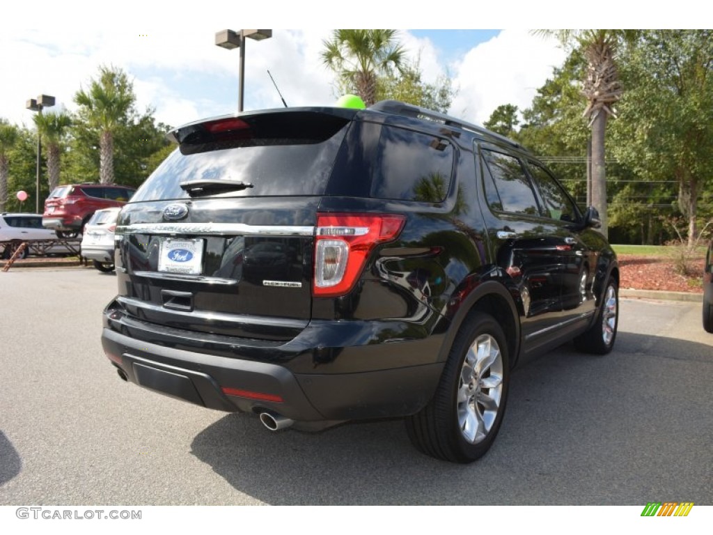 2013 Explorer Limited - Tuxedo Black Metallic / Medium Light Stone photo #3