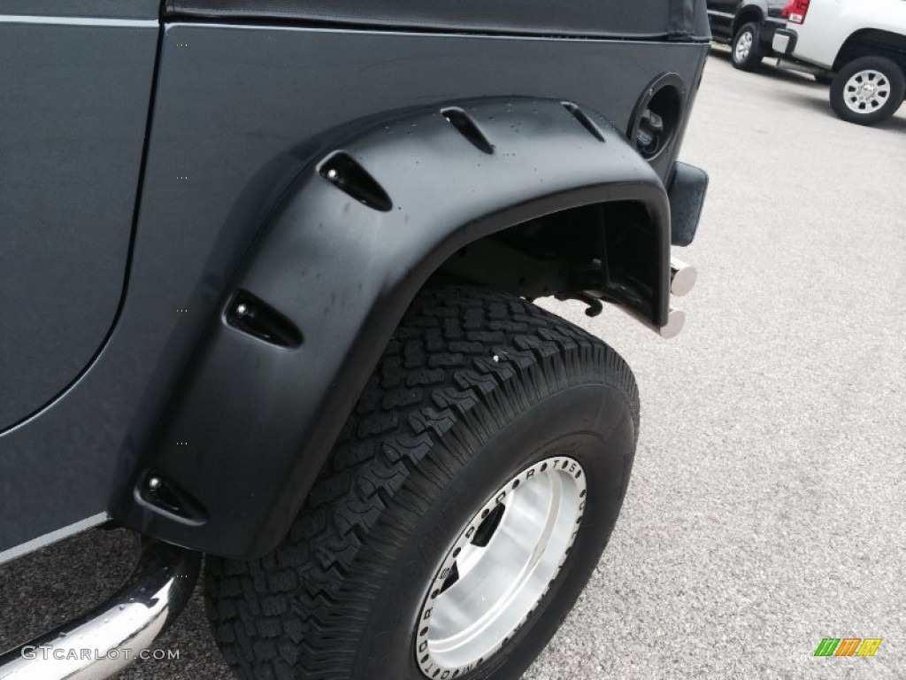 2002 Wrangler Sport 4x4 - Steel Blue Pearl / Agate Black photo #27
