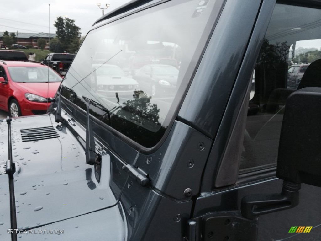 2002 Wrangler Sport 4x4 - Steel Blue Pearl / Agate Black photo #36