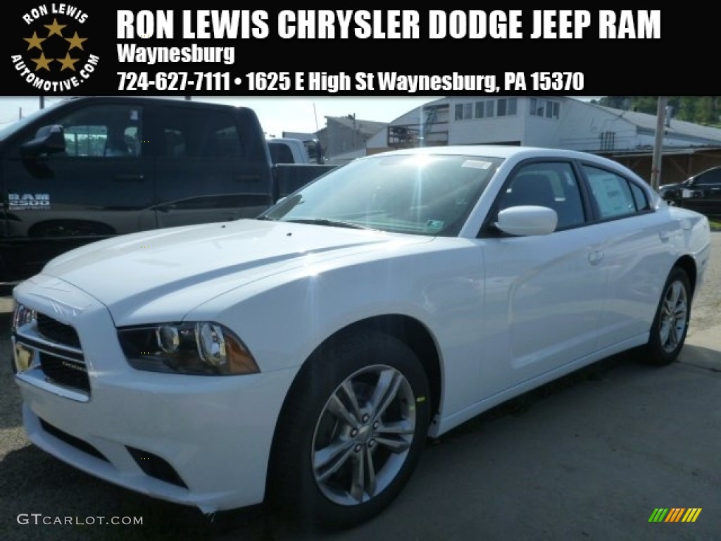 Bright White Dodge Charger
