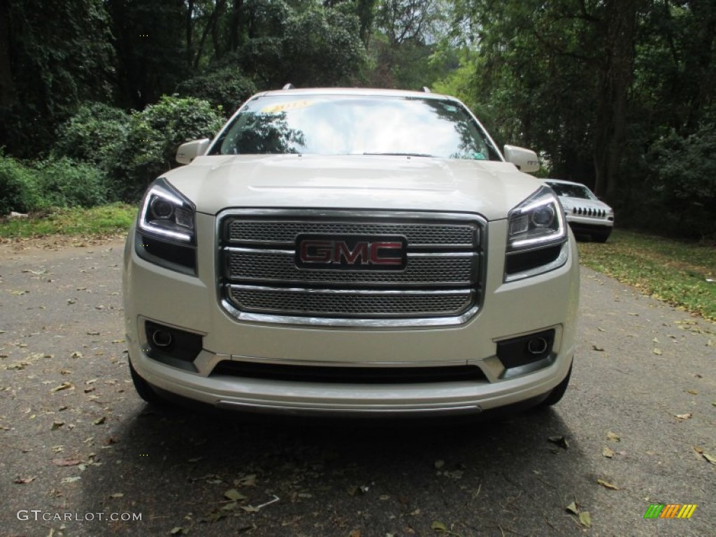 2013 Acadia Denali AWD - White Diamond Tricoat / Cocoa Dune photo #7