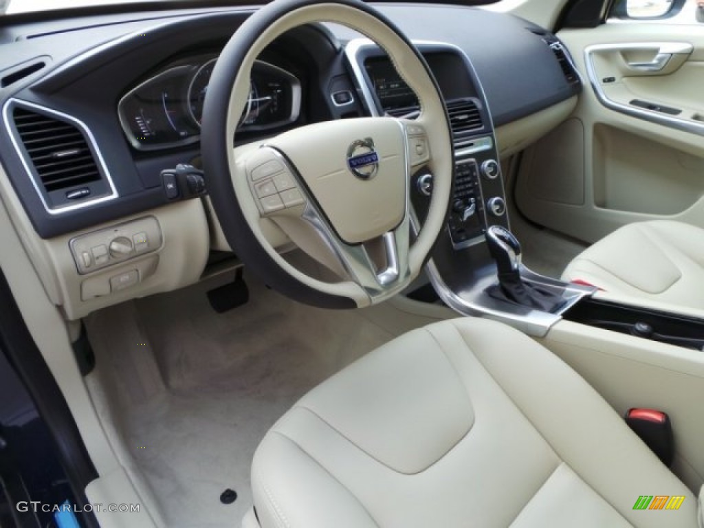 Soft Beige Interior 2015 Volvo XC60 T6 AWD Photo #97199719