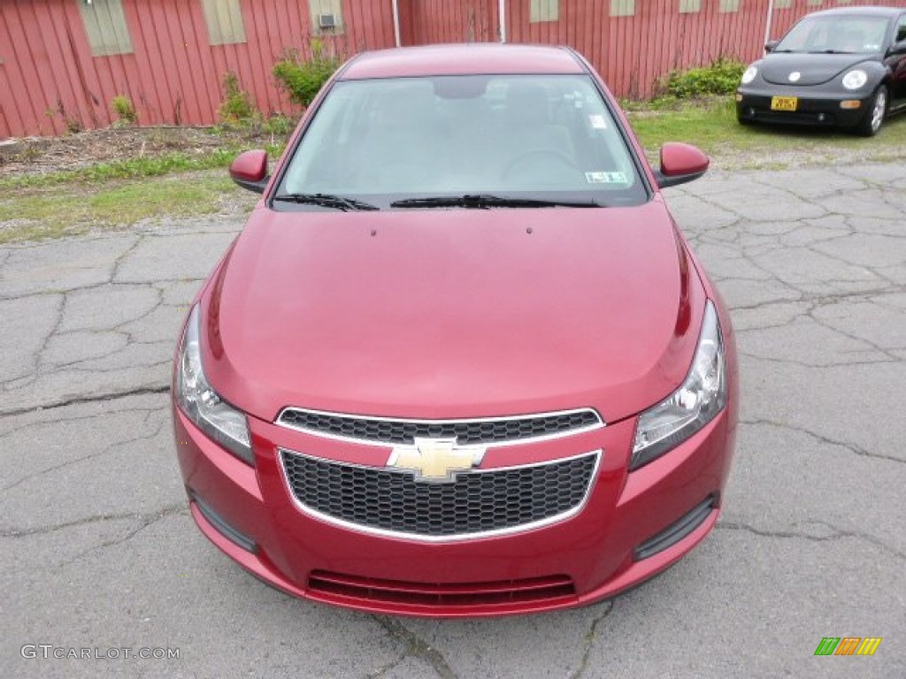 2014 Cruze Eco - Crystal Red Tintcoat / Medium Titanium photo #3