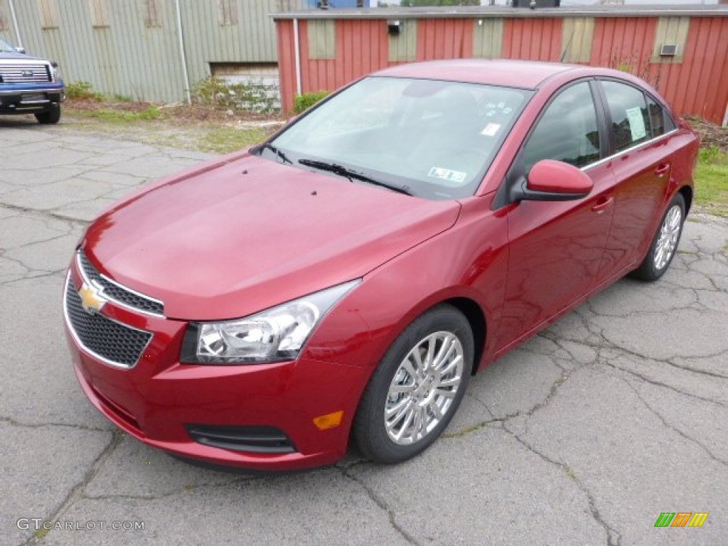 2014 Cruze Eco - Crystal Red Tintcoat / Medium Titanium photo #4