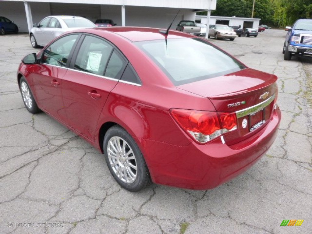 2014 Cruze Eco - Crystal Red Tintcoat / Medium Titanium photo #6