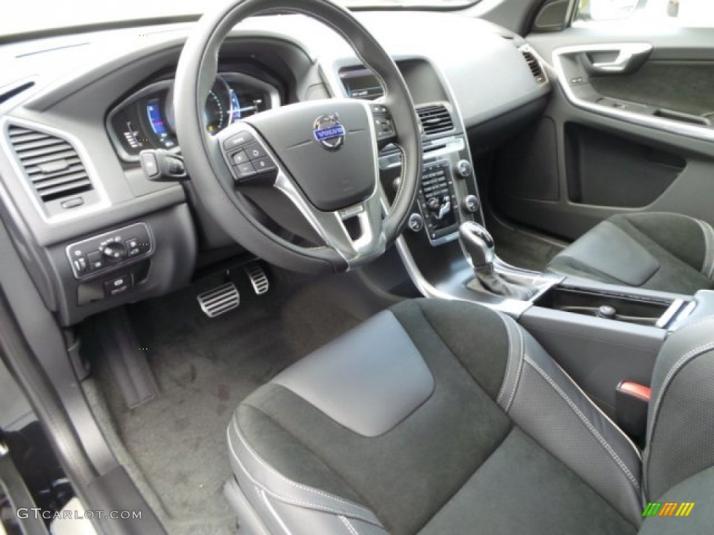 R-Design Off Black Interior 2015 Volvo XC60 T6 AWD R-Design Photo #97200490