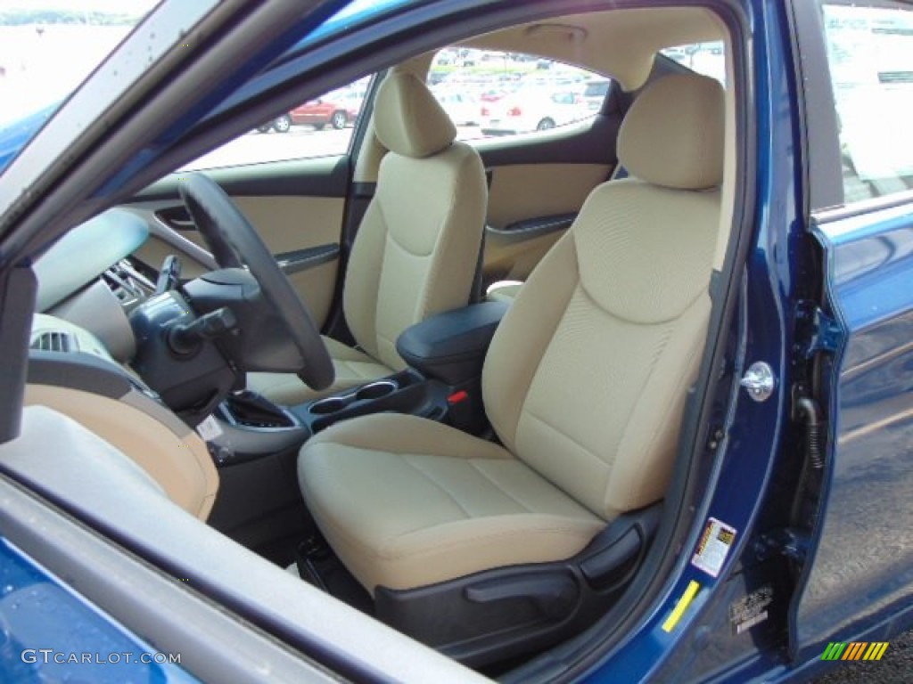 2015 Elantra SE Sedan - Windy Sea Blue / Beige photo #9