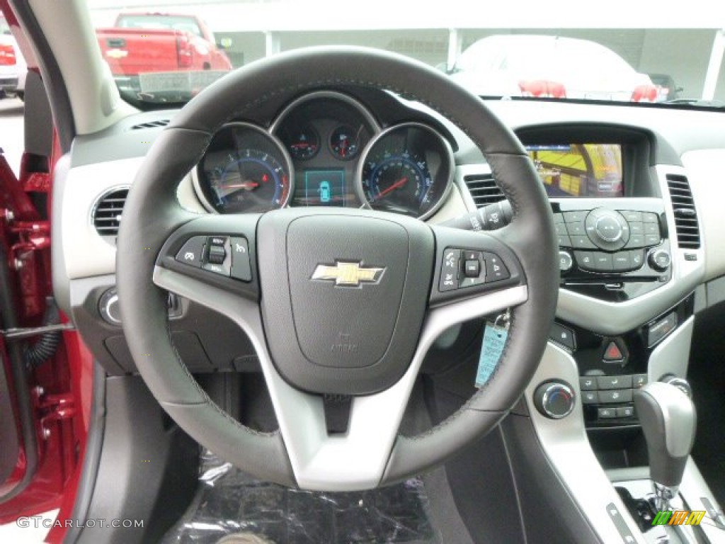 2014 Cruze Eco - Crystal Red Tintcoat / Medium Titanium photo #19